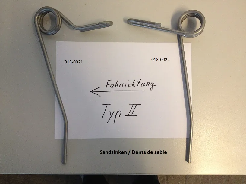 Floor-Care-accessoire: verenstalen zandtanden