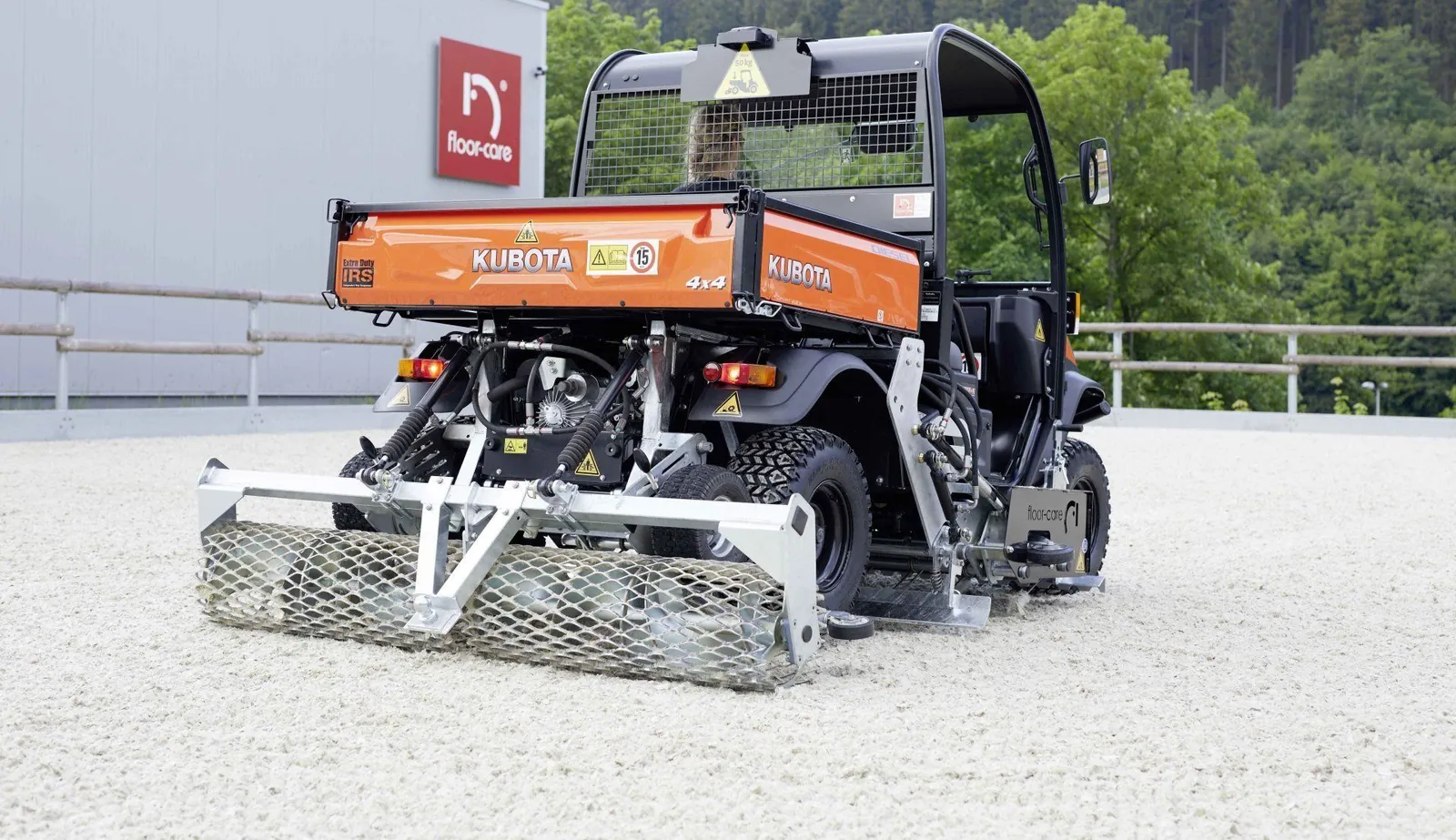 Floor-Care TWO IN ONE, schuin van achteren